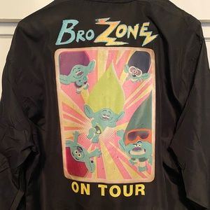 Trolls Band Together BroZone Bomber Jacket - Size M